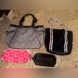 4 pack victorias secret high end purses bag bundle set